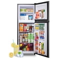 thumbnail image 1 of TACOOL 5.0 Cu.ft Double Door Mini Fridge with Top Freezer Compact Refrigerator for Home, Grey, New, 1 of 7