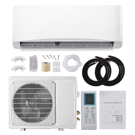 TACOOL Split Air Conditioner 12000BTU Mini Split Air Conditioner&Heater, 17 SEER2 AC Unit Cools Rooms up to 450 Sq. Ft, Energy Efficient Inverter AC with Heat Pump (230 V)