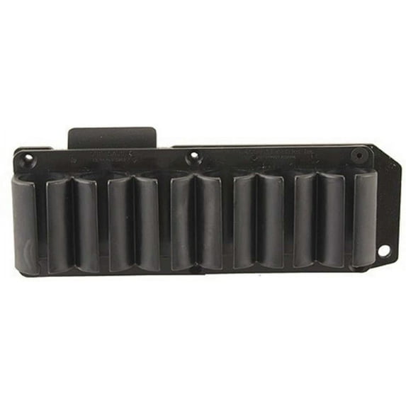 TACSTAR SIDESADDLE 6 SHOT SHOTSHELL CARRIER 12 GAUGE WIN 1200/1300/FN TPS BLACK POLYMER/ALUMINUM