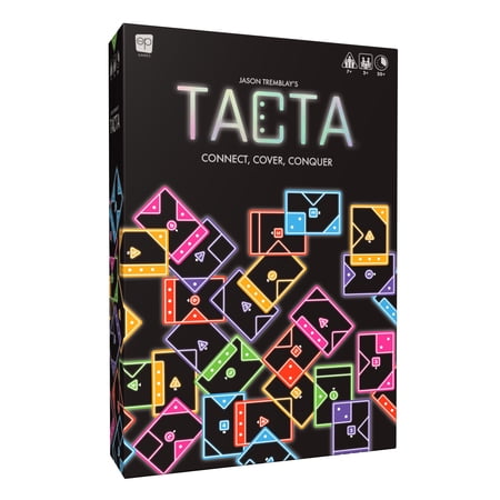 TACTA Card Game, Where Every Card Counts, Fast-Paced Strategic Shape Matching Party Game, Analyze and Optimize to Connect, Cover & Conquer to Win, Unique Party Game for 2 or More Players, Ages 7 & Up