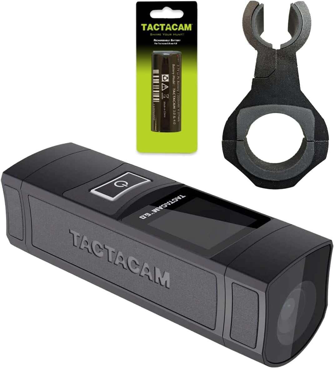 TACTACAM 6.0 Action Camera, 4k 60 FPS, 8X Zoom, Waterproof, Integrated