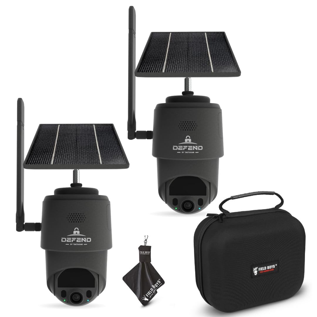 Tactacam, Defend 360 Cellular Security Camera, 4K Photos, 1080p Video ...