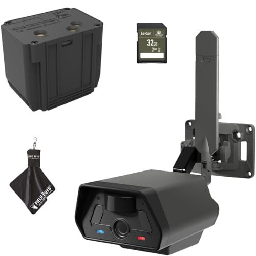 TACTACAM Defend Cellular Security Camera - No WiFi Required - Motion Activated Wireless Camera - Motion Detection - Includes Rechargeable Battery, SD Card, and Microfiber Cleaning Cloth