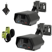 TACTACAM Defend Cellular Security Camera - No WiFi Required - Motion Activated Wireless Camera - Motion Detection - Includes Steel Reinforced Straps and Microfiber Cleaning Cloth 2PK