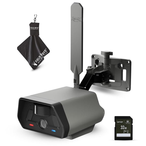 TACTACAM Defend Cellular Security Camera - Wireless Motion Detection - Includes SD Card & Microfiber Cloth for Enhanced Surveillance