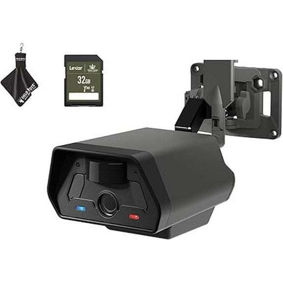 TACTACAM Defend Cellular Security Camera - Wireless Motion Detection - Includes SD Card & Microfiber Cloth for Enhanced Surveillance