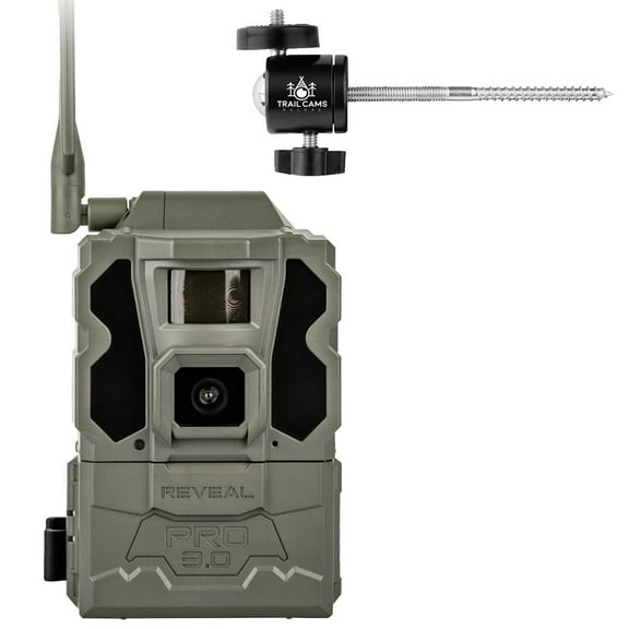TACTACAM Reveal Pro 3.0 Cellular Trail Camera - Multi-Cellular Network, GPS, 2" LCD, No-Glow IR, Wi-Fi Enabled, HD Photos & 1080p Videos, Long Battery Life, Fast Trigger + Tree Mount