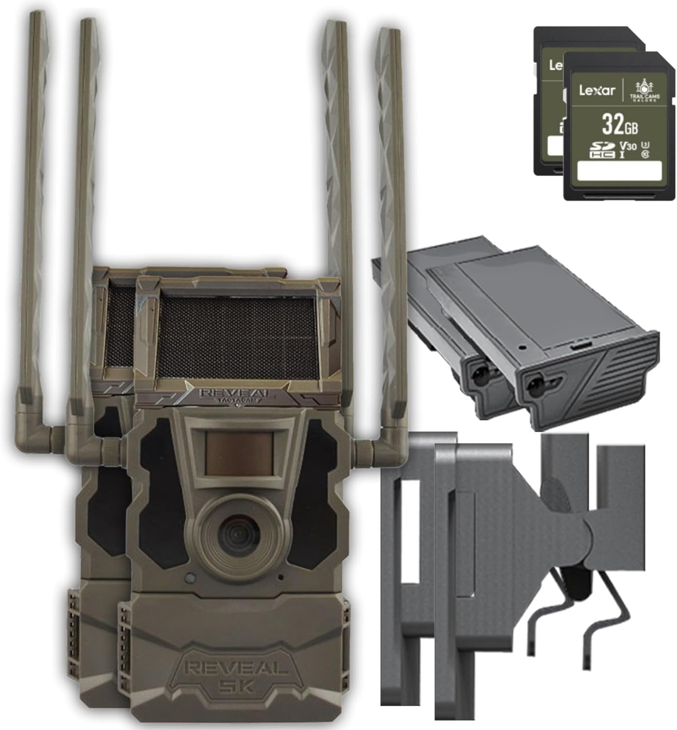 TACTACAM Reveal SK Solar Trail Camera, Verizon & AT&T, No Glow
