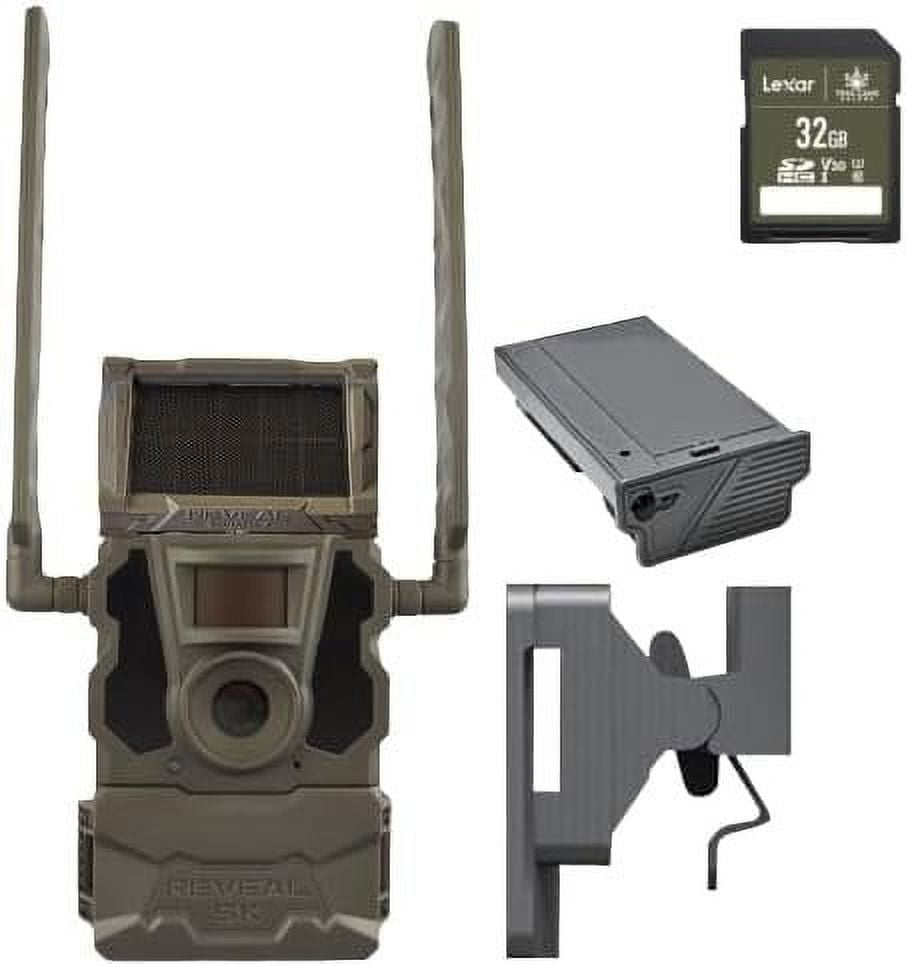 TACTACAM Reveal SK Solar Trail Camera, Verizon & AT&T, No Glow