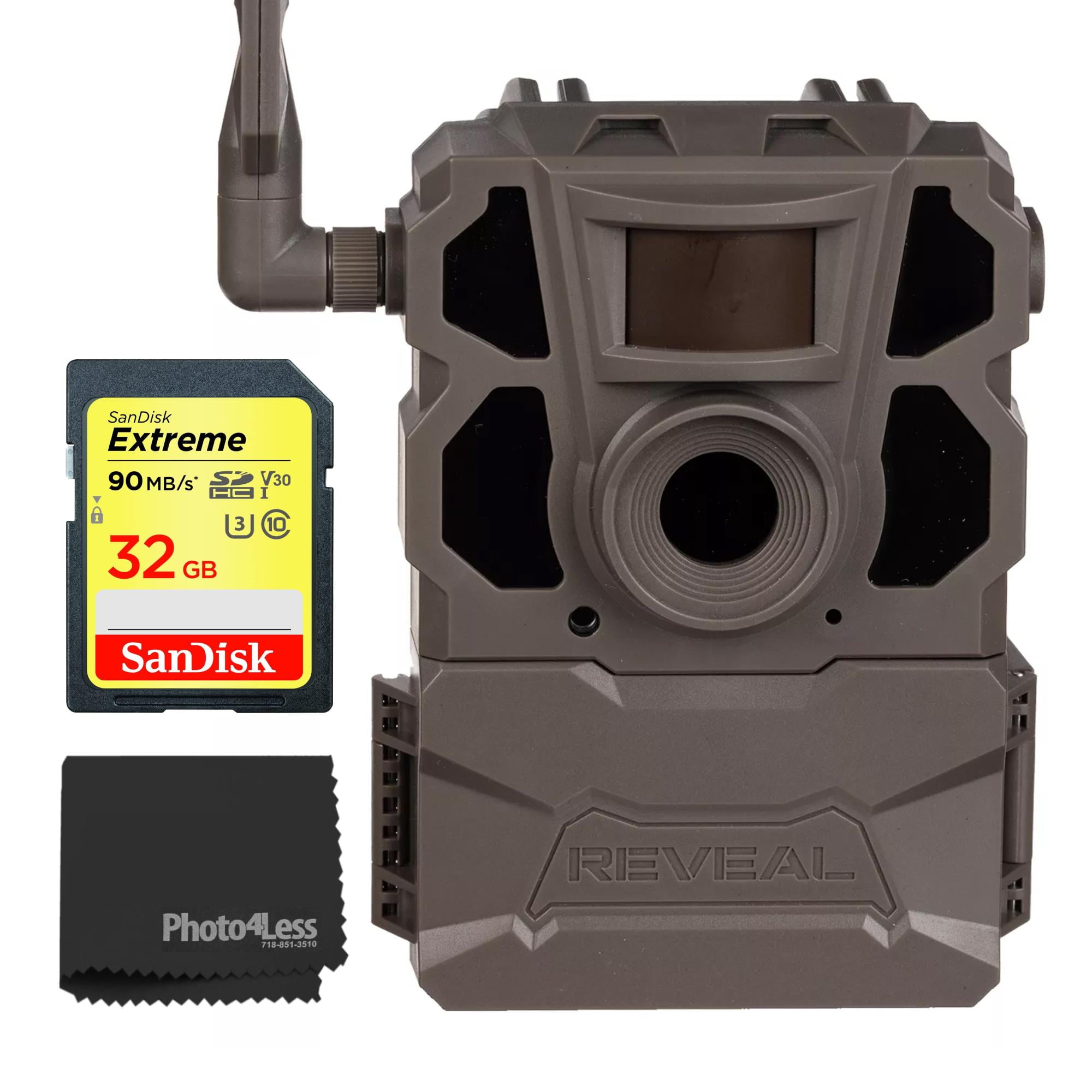 TACTACAM Reveal X Cellular Trail Camera AT&T + SD Card and Lens