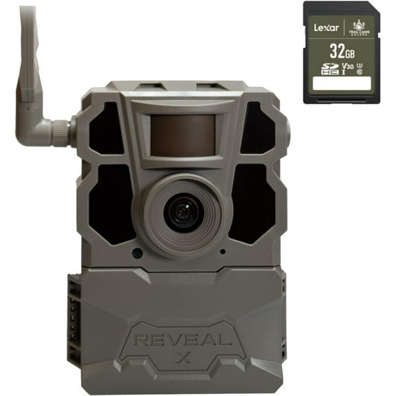 TACTACAM Reveal X Gen 2.0 LTE Cellular Trail Camera + 32GB SD Card