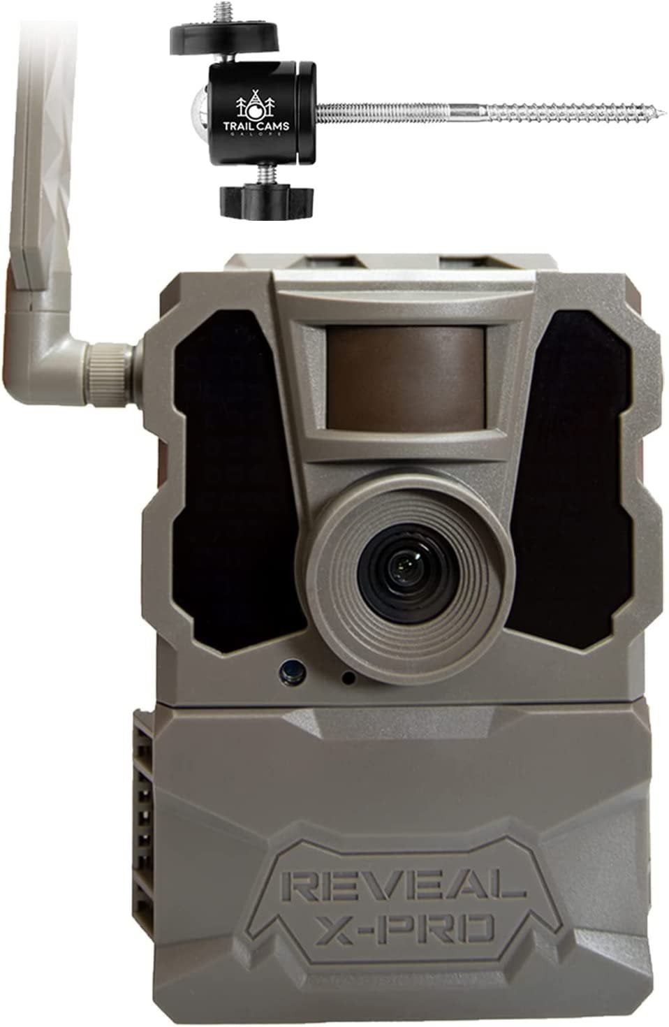 TACTACAM Reveal X PRO Cellular Trail Camera , Verizon and AT&T , NO Glow , Integrated GPS Tracking , Built in LCD Screen , HD Photo and HD Video X-PRO + Tree Mount