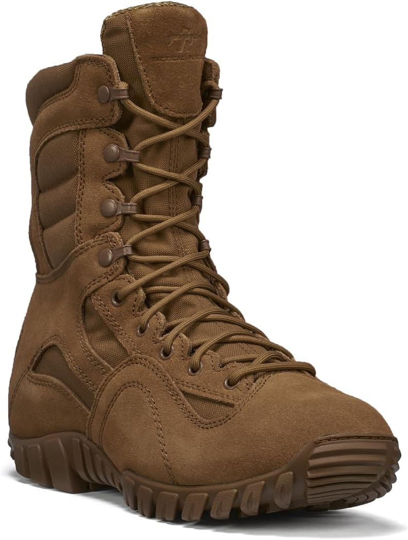 TACTICAL RESEARCH Khyber TR Army OCP ACU Lightweight Hot Weather Mountain Hybrid Combat Boots For Men Coyote Brown Cattlehide Leather and Nylon Military Boots 10 Coyote Walmart