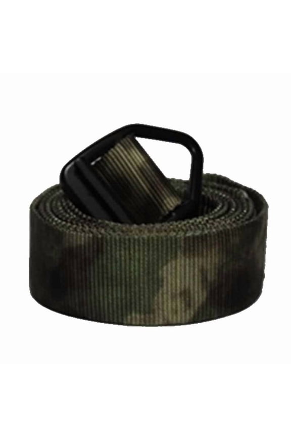 TACTICSHOP Nylon Hunting Belt/Rigid Belt with Buckle - one size: 49" - men/women
