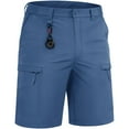 thumbnail image 1 of TACVASEN Men's Cargo Quick Dry Shorts Outdoor Casual Lightweight Shorts Blue Dark 36, 1 of 6