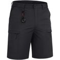 thumbnail image 1 of TACVASEN Men's Cargo Shorts Lightweight Outdoor Stretch Fishing Shorts Black 38, 1 of 6