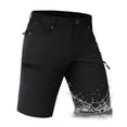 thumbnail image 1 of TACVASEN Men's Lightweight Water Resistant Cargo Shorts 10" Quick Dry Brethable Hiking Golf Shorts with 5 Zipper Pockets for Summer Outdoor sports Casual Work Black 30, 1 of 8