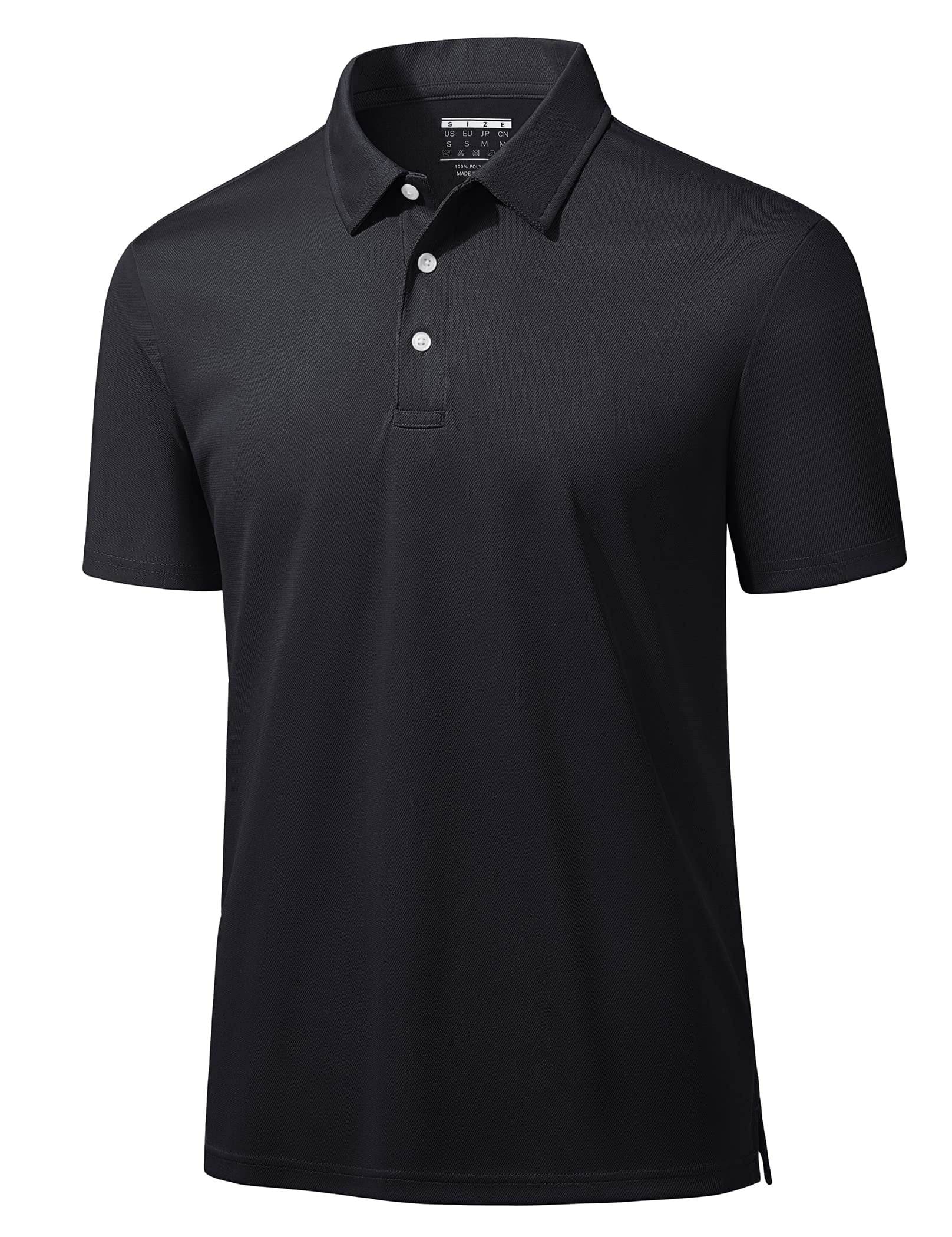 TACVASEN Men's Polo Shirts for Men Short Sleeve Casual Outdoor Golf ...
