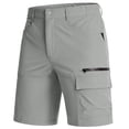 thumbnail image 1 of TACVASEN Men's Summer Outdoor 10" Shorts Quick Dry Water Resistant Lightweight Cargo Shorts with 5 Pockets for Golf Hiking Sports Work Casual , Army Green, Size 40, 1 of 7