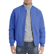 TACVASEN Mens Jackets Fashion Working Traving Comfortable Coat Royal Blue XL