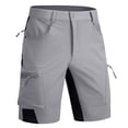 thumbnail image 1 of TACVASEN Mens Quick Dry Water Resistant Outdoor Golf Hiking Shorts Lightweight Breathable Strech Ripstop Cargo Work Shorts with Multi-Pockets, Light Gray, 30, 1 of 6