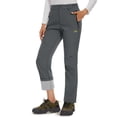 thumbnail image 1 of TACVASEN Women's Fleece Lined Hiking Ski Pants Waterproof Insulated Softshell Pants Outdoor Insulated Warm Pants Dark Grey M, 1 of 6