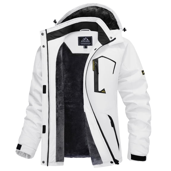 TACVASEN Women's Winter Jackets Ski Waterproof Windproof Warm Coats Thermal Outdoor Thick Jacket Multi-Pockets Hooded Hiking Camping Snowboarding Snow Casual Jacket