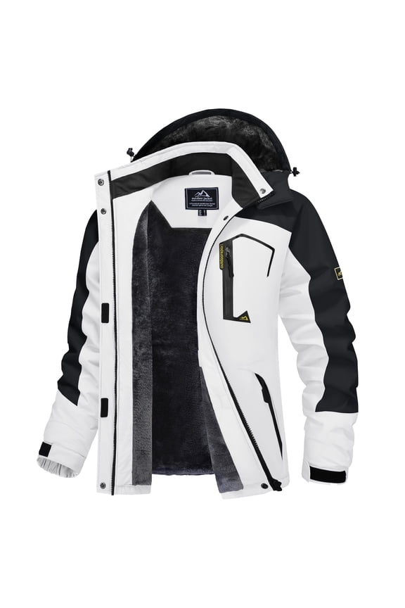 Women's Winter Jackets Ski Waterproof Windproof Warm Coats Thermal Outdoor Thick Jacket Multi-Pockets Hooded Hiking Camping Snowboarding Snow Casual Jacket