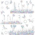 thumbnail image 1 of ‎TACYKIBD 23PCS Anti-Collision Window Decals, Non-Adhesive Reusable Vinyl Rainbow Window Stickers for Bird Strikes Protection & Home Decoration, 1 of 12
