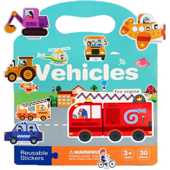 ‎TACYKIBD Reusable Sticker Books for Toddlers 2-4 Years, Animals Themed Sticker Books for Toddlers 1-3, Birthday Gifts Stickers for Kids Toddler Boys Girls