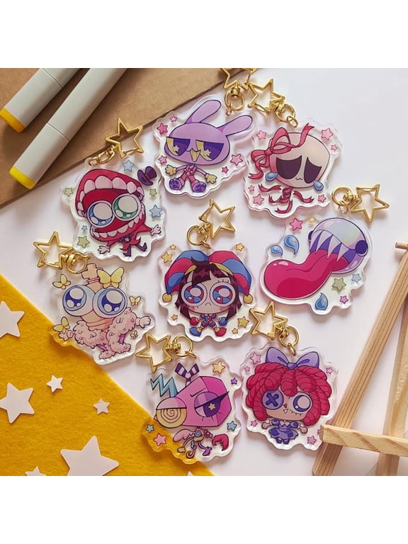 TADC Acrylic Keychain | Amazing Digital Circus | Pomni, Jax, Kinger, Caine - Random Design