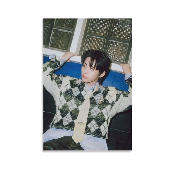 TAESAN BOYNEXTDOOR HOW FIRE Ver 2nd EP MERCHANDISE KPOP ARTIST ALBUM COVER Posters Aesthetics Home Office Wall Decor And Creative Painting Decoration