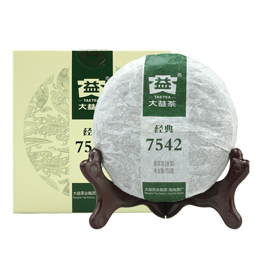 TAETEA 7542 Classic Raw Pu-erh Tea, Aged Fermented