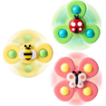 thumbnail image 1 of TAETOE 3PCS Suction Cup Spinner Toys for 1 Year Old Boy Girl|Spinning Top 12 18 Months|1 2 Year Old Boy Birthday Gift|Baby Bath Toy for Kids Ages 1-3|Sensory Airplane Travel Toy for Infant Toddlers, 1 of 6
