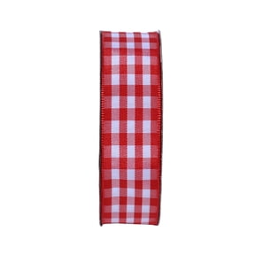 Hello Hobby. 7/8" Red Gingham Ribbon, 3 Yards
