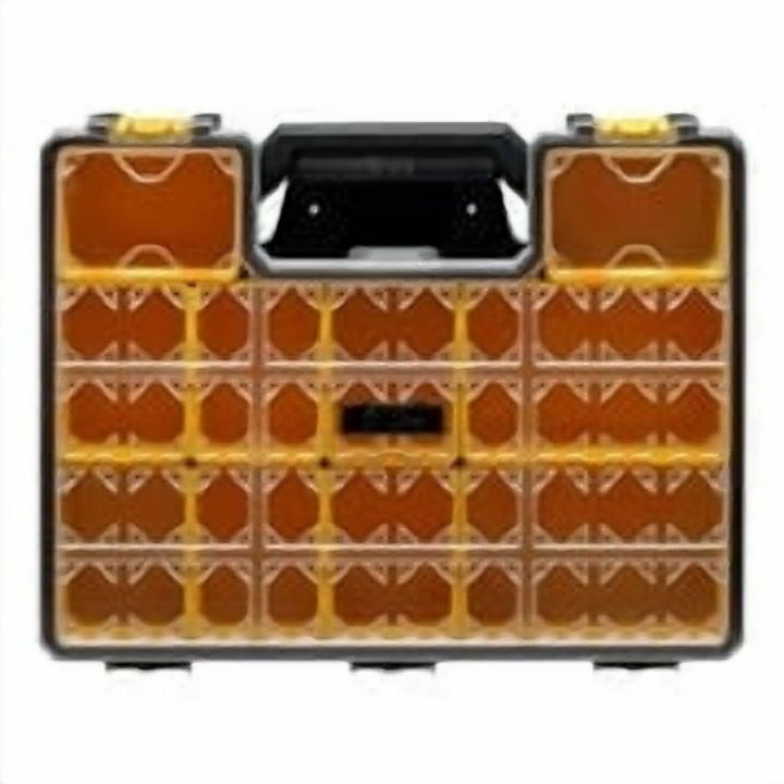 TAFCO 10-Compartment Wall Mount Pro-Go Deep Cup Small Parts Organizer, Yellow