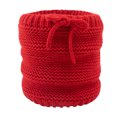 thumbnail image 1 of Xfvqtps Loop Scarf for Womens Necks Warmer Crochet Solid Color Bowknot Plush Lining Stretch Thickened Windproof Coldproof Cozy Warm Winter Neck Gaiters Red, 1 of 9