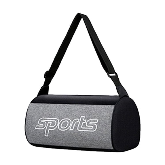 Xfvqtps Men and Women Sports Gym Bag Large Capacity Hand Luggage Training Suitable for Outdoor Lightweight Watertight Medium Travel Bag Gray