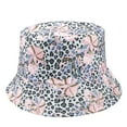 thumbnail image 1 of Xfvqtps Womens Bucket Hat Summer Sun Protection Fashion Flower Print UV Protection Sunshade Outdoor Beach Sun Hat Fisherman Cap Pink, 1 of 5