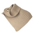 thumbnail image 1 of Xfvqtps Womens False Collar Knitted Solid Color Turtleneck Buttons Detachable Neck Warmer Elegant Elastic Soft Thermal Winter Triangular Shawl Scarves Rose Gold, 1 of 5