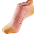 thumbnail image 1 of Xfvqtps Womens Sports Socks No Show Thickened Towel Bottom Sweat Absorbing Comfortable Elastic Breathable Soft Running Mountaineering Socks Orange, 1 of 3