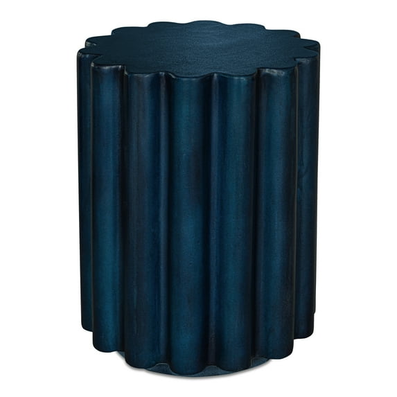 Moe's Home Collection Taffy Stone Accent Table Blue Color