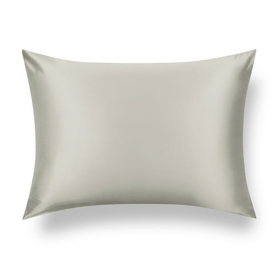 TAFTS Silk Pillowcase 22 Momme 100% Pure Mulberry Silk Pillowcase for Hair and Skin, Both Sides Grade 6A Long Fiber Natural Silk Pillow Case, Enveloped, King, Greige