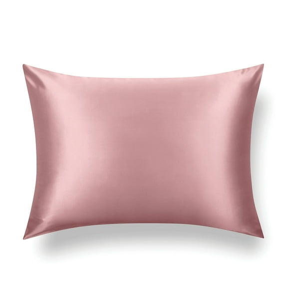 TAFTS Silk Pillowcase 22 Momme 100% Pure Mulberry Silk Pillowcase for Hair and Skin, Both Sides Grade 6A Long Fiber Natural Silk Pillow Case, Concealed Zipper, Queen, Misty Rose Pink
