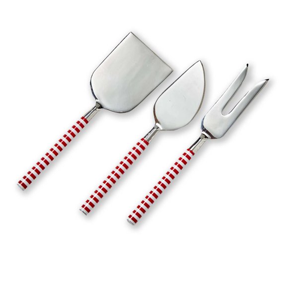 TAG Cheese Utensil - Candy Stripe, Set of 3 (G20630)