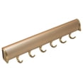 thumbnail image 1 of TAG Hardware 6-Hook Designer Telescopic Belt Rack Full Extension Pullout Organizer, 1 of 5