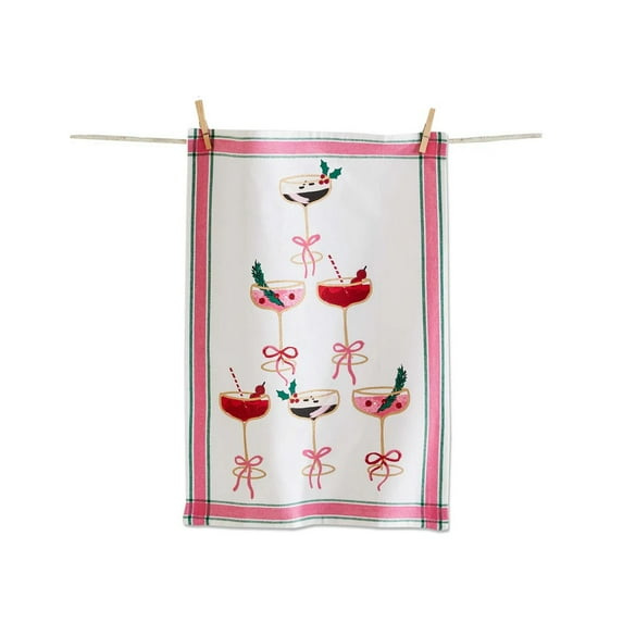 TAG Dishtowel, Christmas Cocktail Tower (G20467)