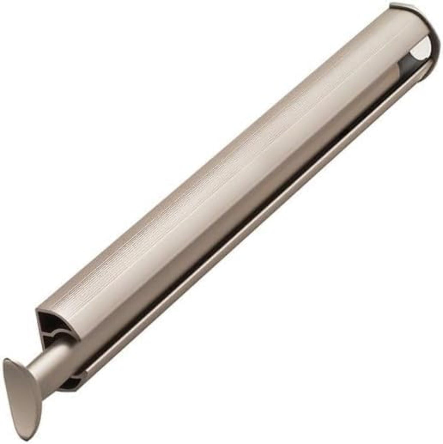 Matte Nickel Expandable Pullout Closet Valet Rod