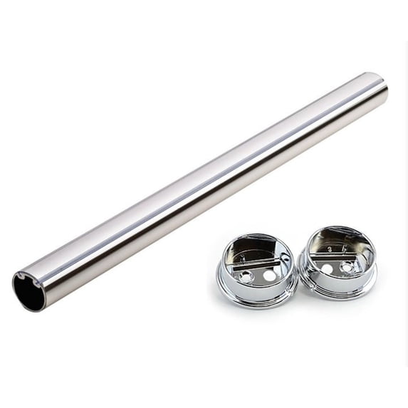 TAG Hardware Elite 1-5/16" Round Closet Rod kit with End supports– Aluminum Hanging Rail