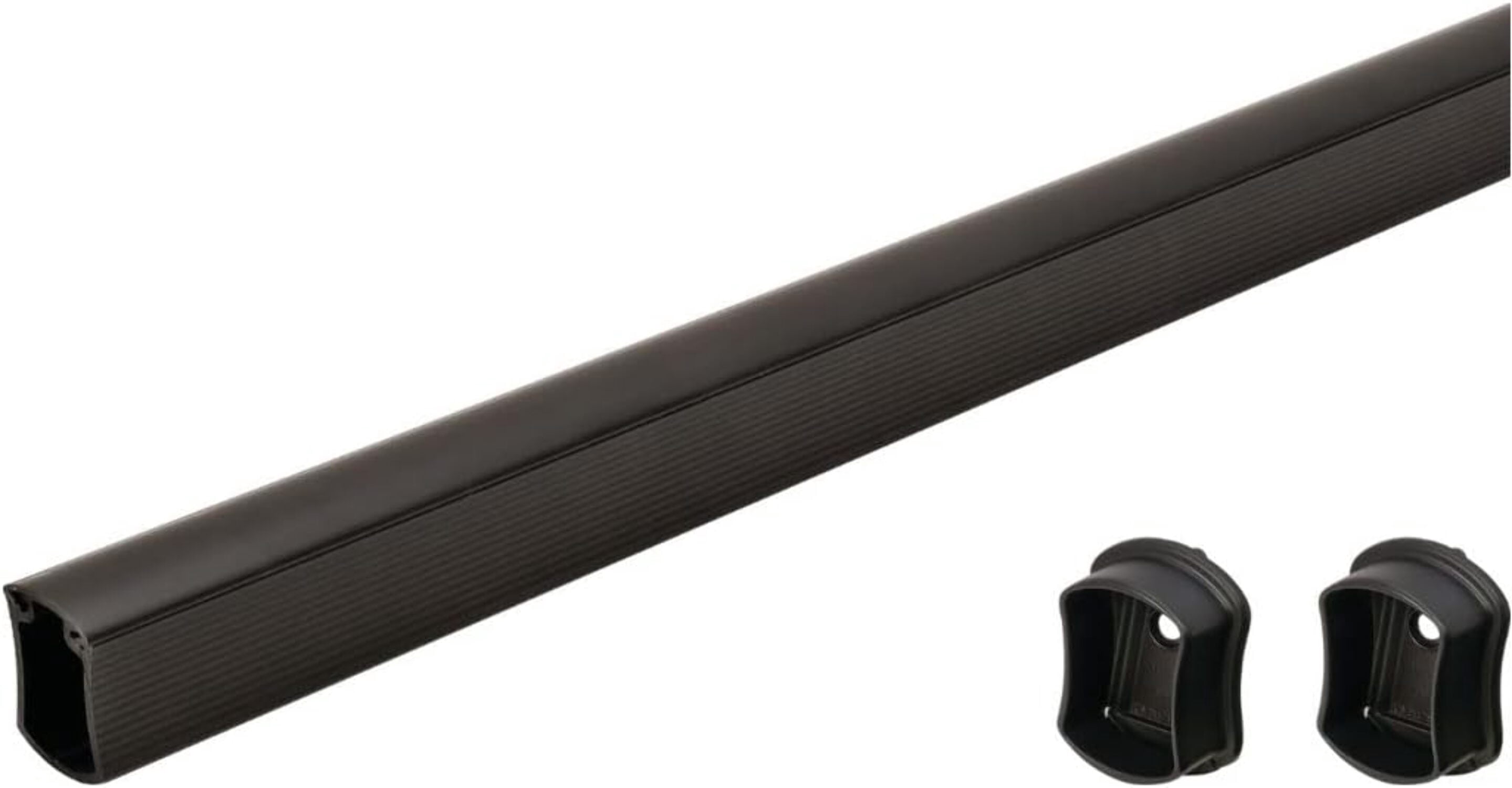 TAG Hardware Premium Concave Wardrobe Closet Rod with End Supports and ...